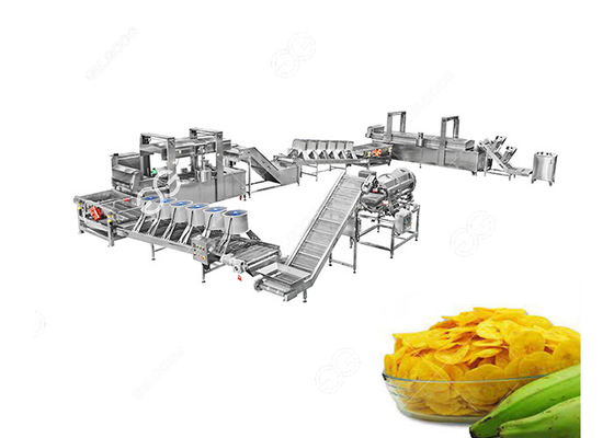 China linha de produtos automática de Chips Processing Machines Banana Chips do banana-da-terra da venda 500kg/H quente fornecedor